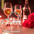 10 Year Anniversary Acrylic Heart Table Centerpiece